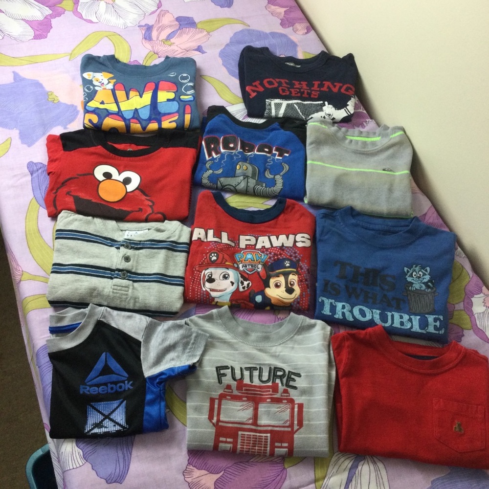 Bundle of 11 long sleeve Kids Tees many brands